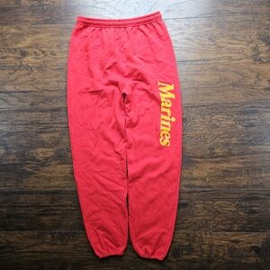 Gildan Red Marines Branded Sweatpants Size XL Unisex